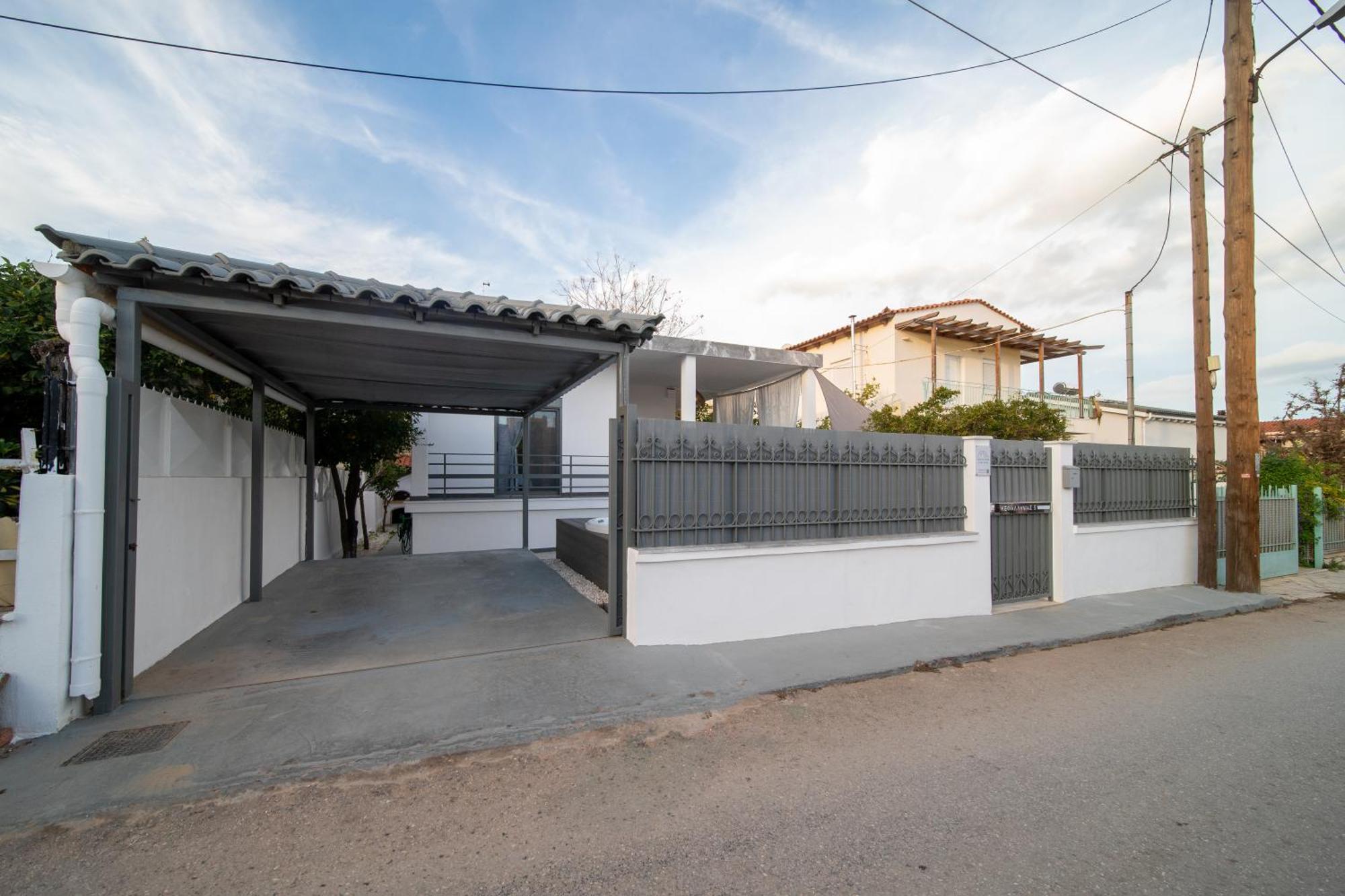 Seaside House In Nea Makri Villa Ngoại thất bức ảnh